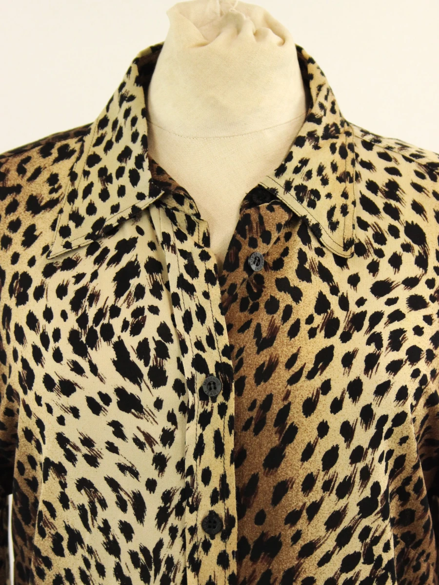 Moschino Jeans - dameshemd met luipaardprint