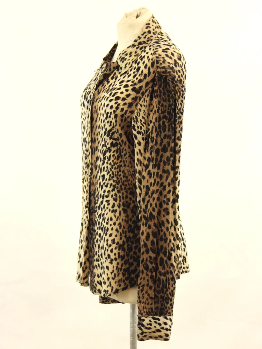 Moschino Jeans - dameshemd met luipaardprint