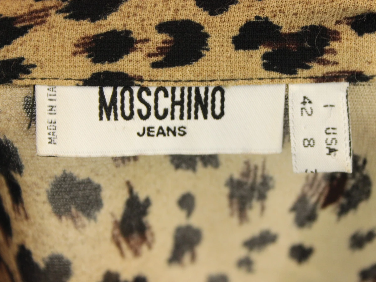 Moschino Jeans - dameshemd met luipaardprint