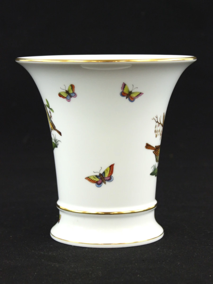 Porseleinen 'Rothschild Birds' vaas – Herend Hongarije