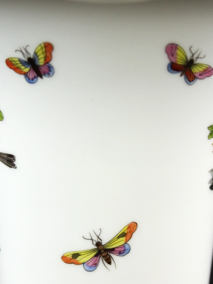 Porseleinen 'Rothschild Birds' vaas – Herend Hongarije