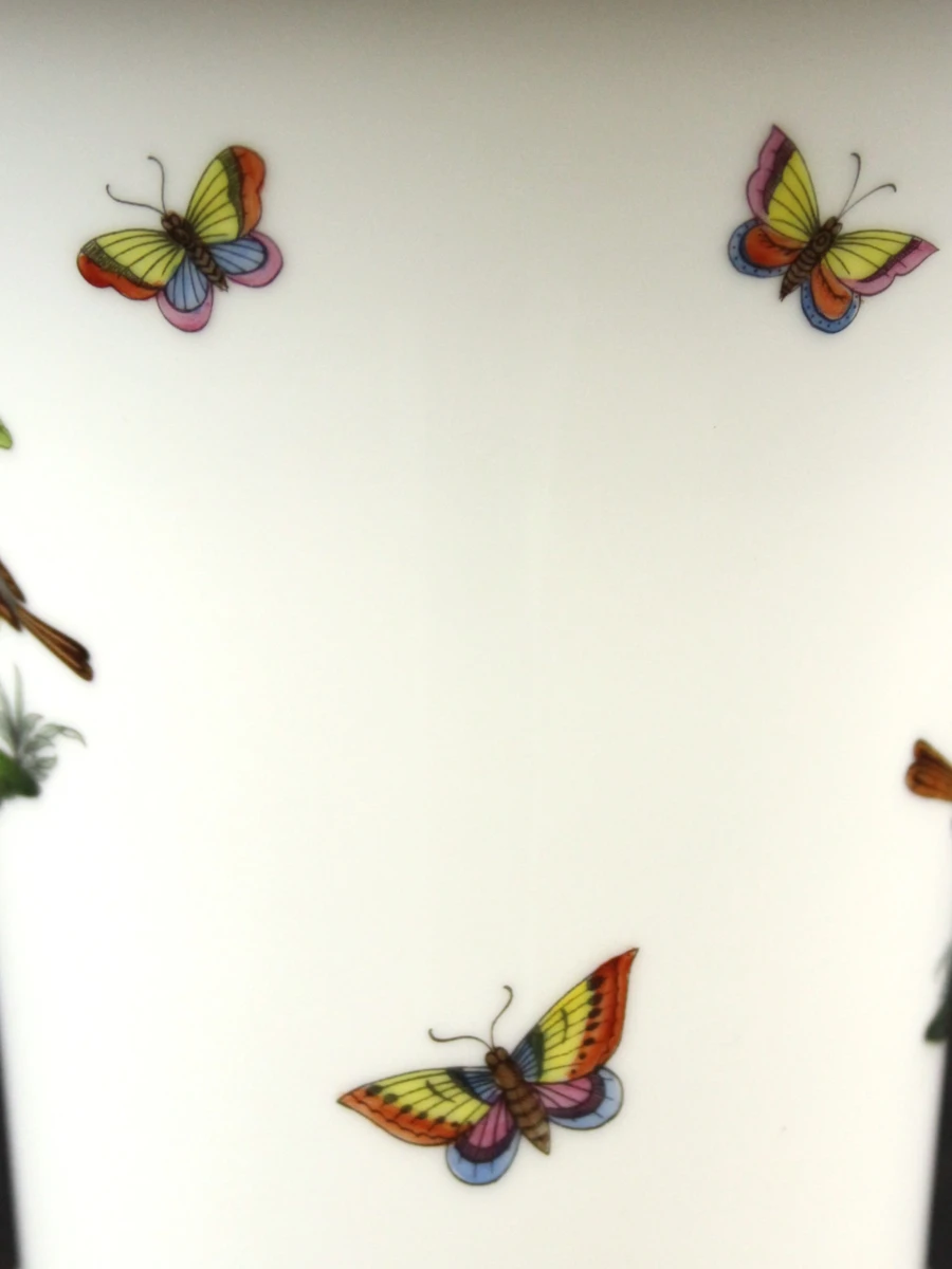 Porseleinen 'Rothschild Birds' vaas – Herend Hongarije