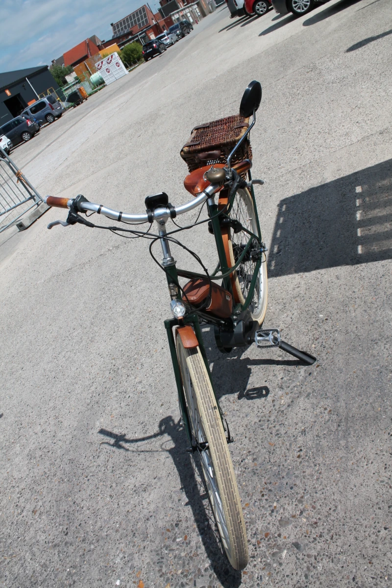 Groene Elektrische stadsfiets - Achielle Odiel