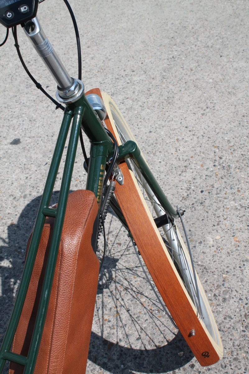 Groene Elektrische stadsfiets - Achielle Odiel