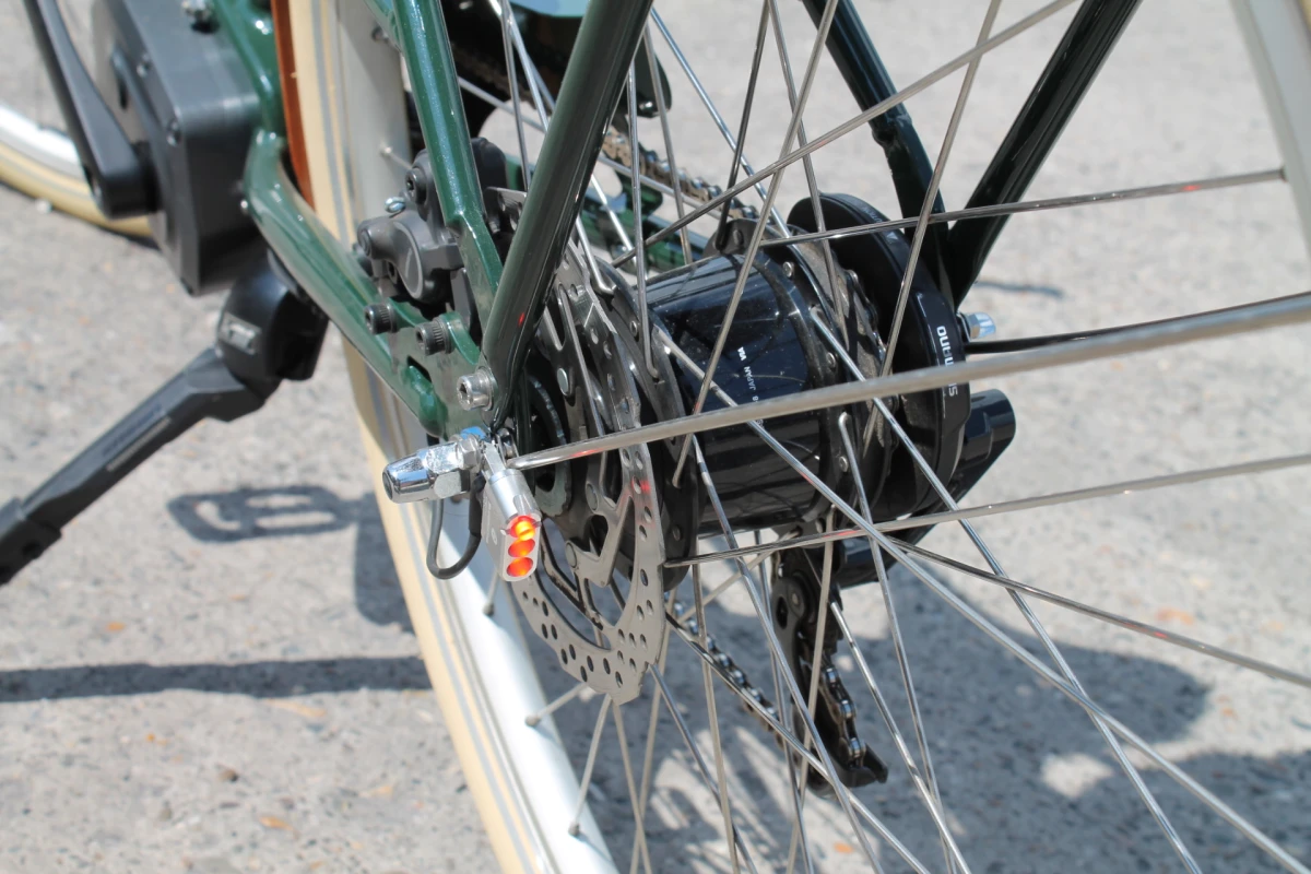 Groene Elektrische stadsfiets - Achielle Odiel