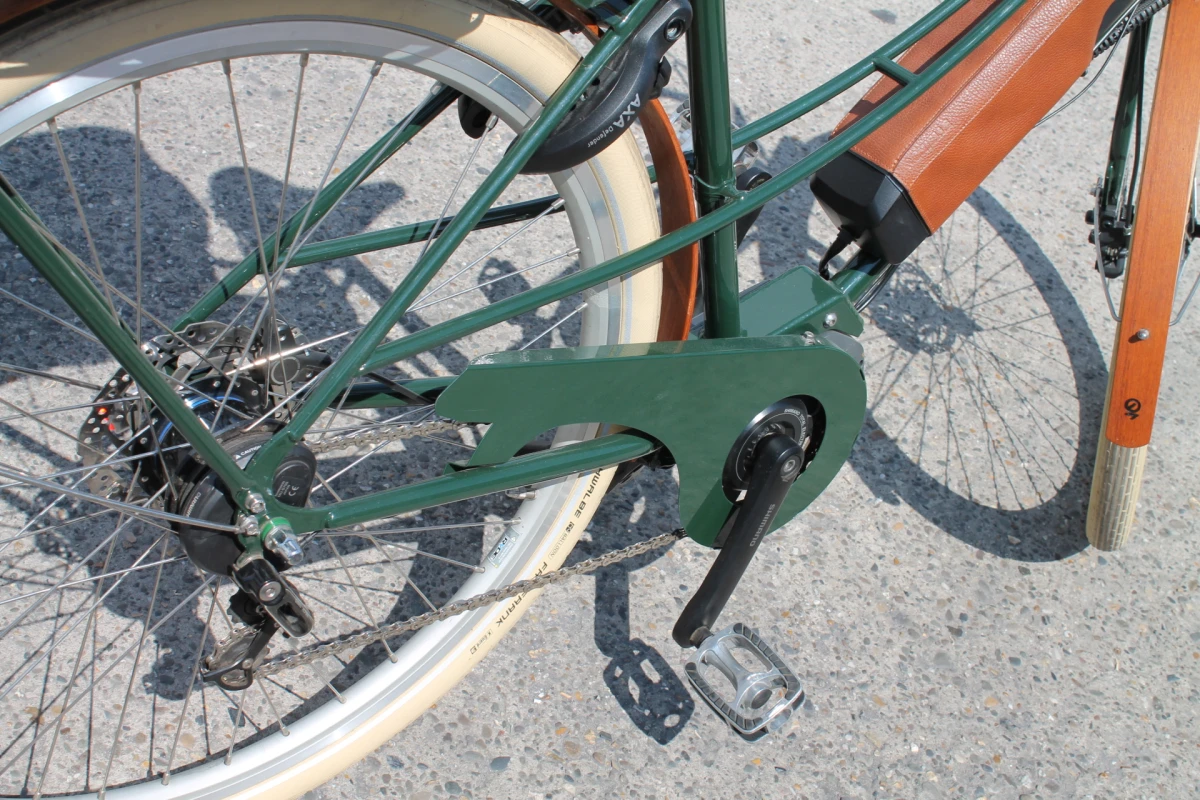 Groene Elektrische stadsfiets - Achielle Odiel