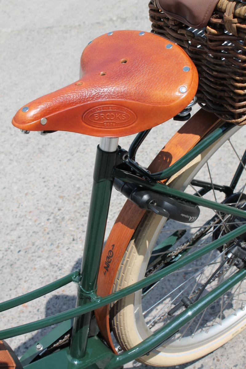 Groene Elektrische stadsfiets - Achielle Odiel
