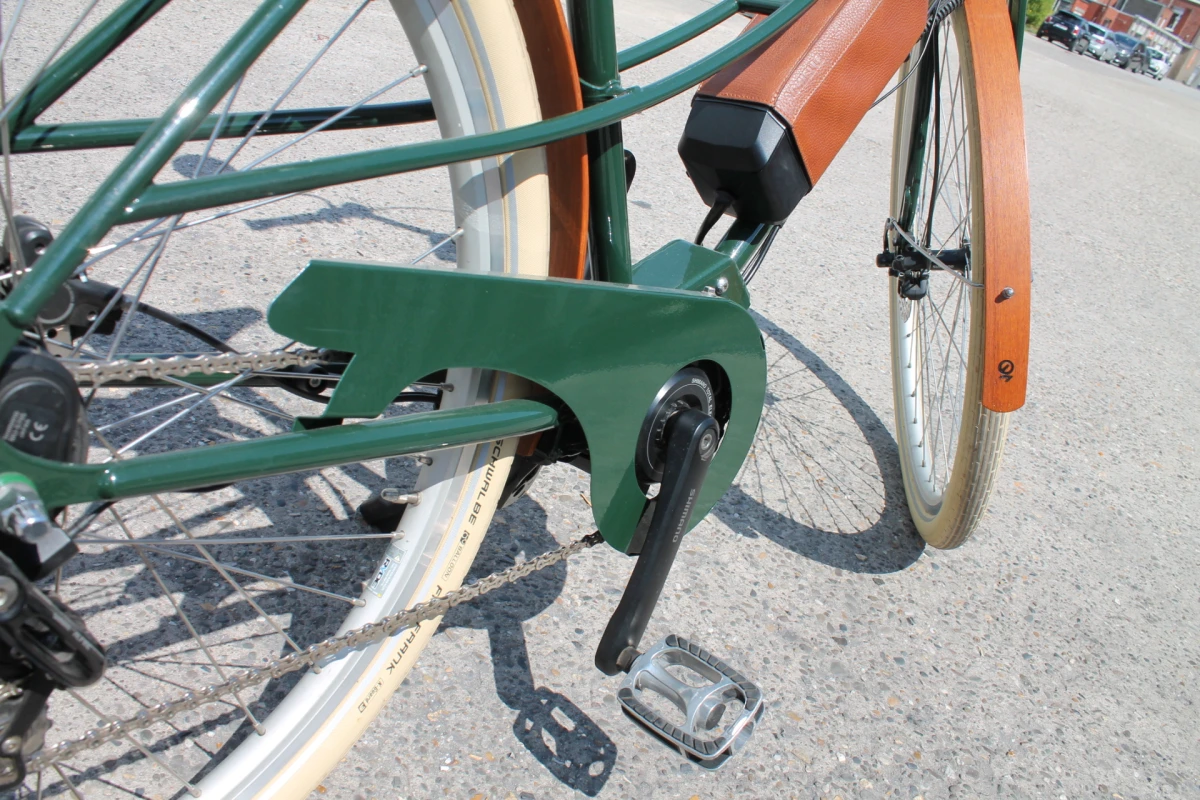 Groene Elektrische stadsfiets - Achielle Odiel