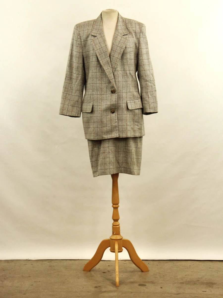 Christian Dior “The Suit” - vintage geruit damesensemble