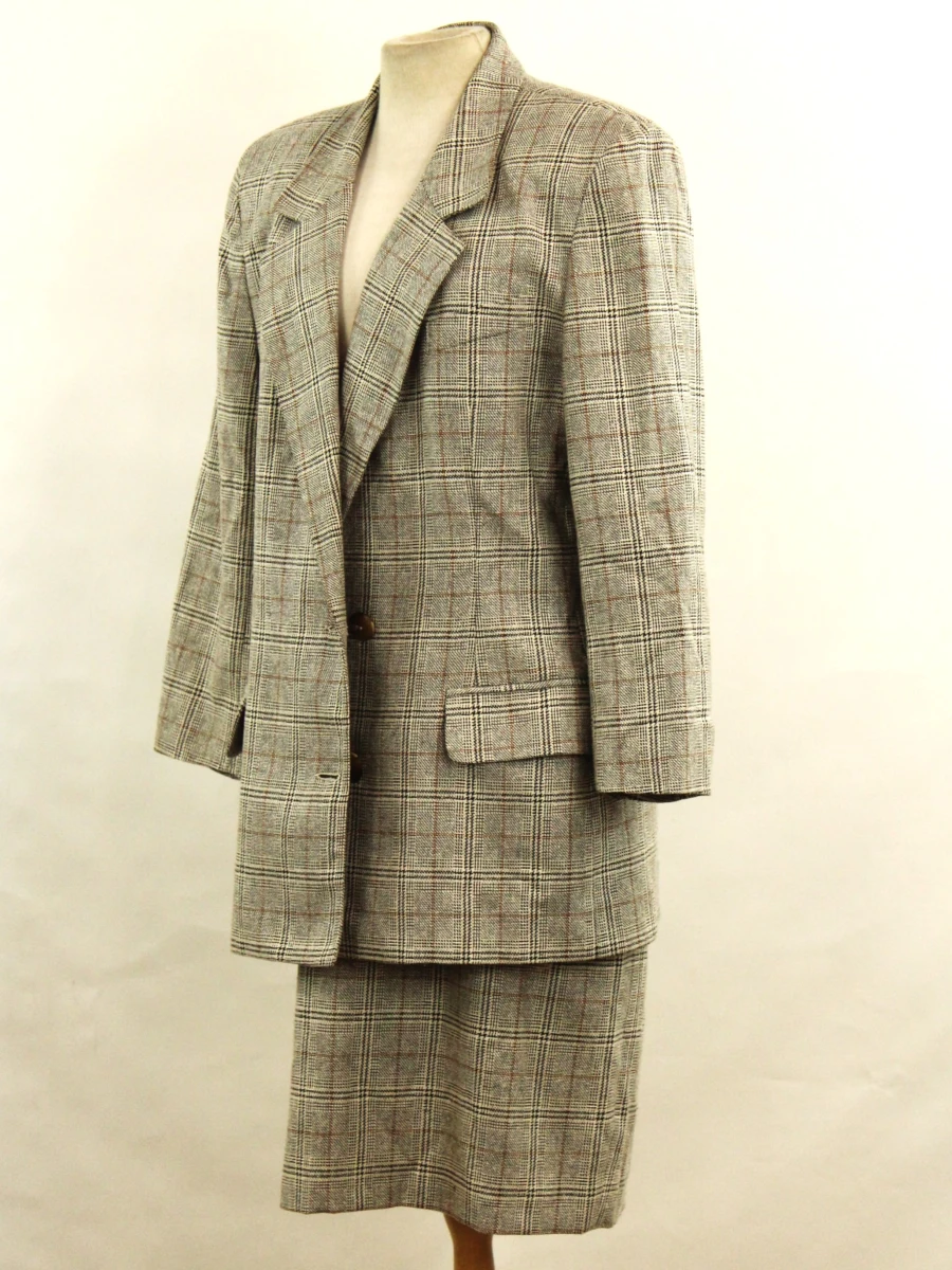 Christian Dior “The Suit” - vintage geruit damesensemble