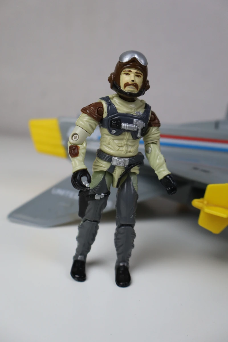 GI Joe Conquest X-30 vliegtuig met pilootfiguur en originele doos