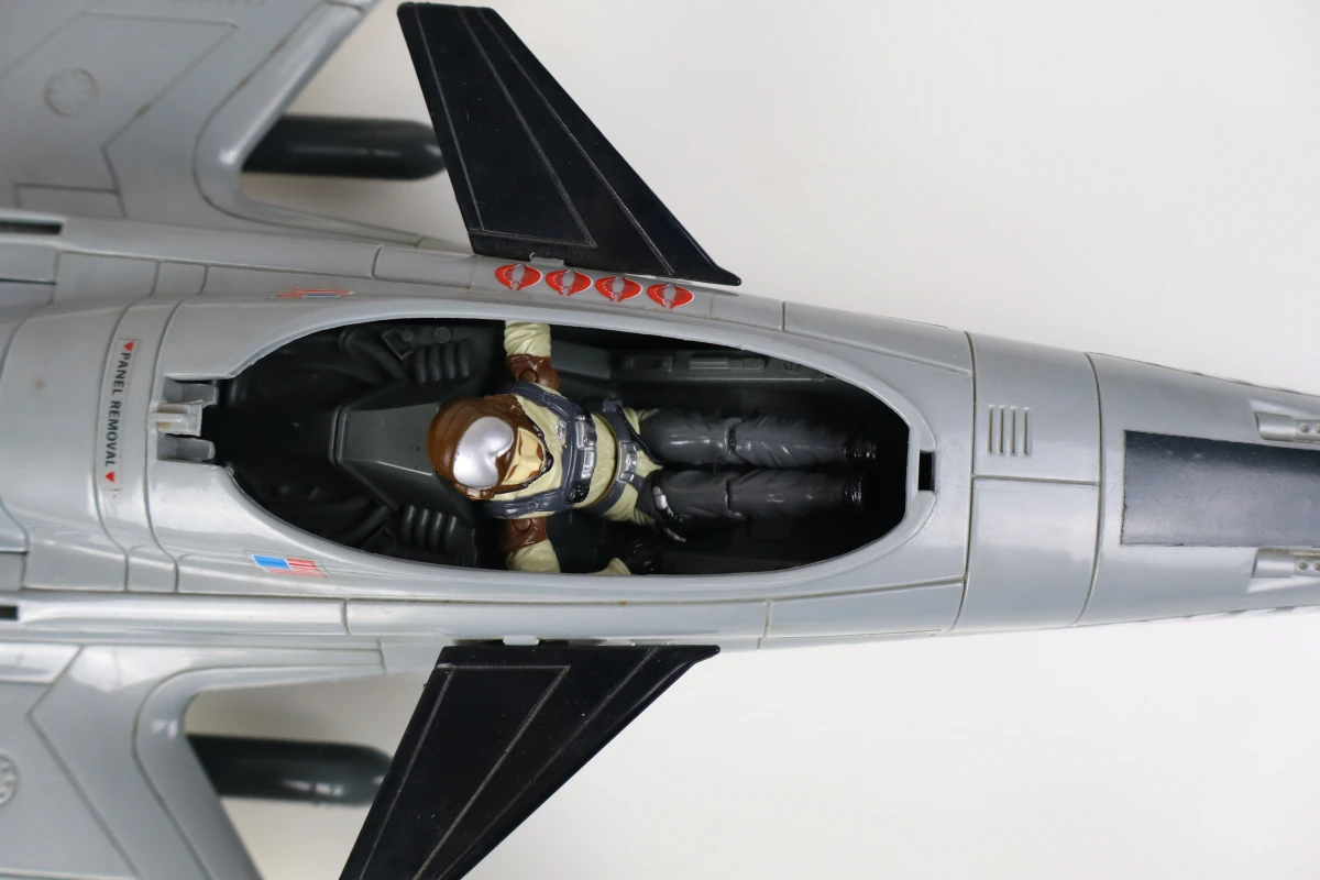 GI Joe Conquest X-30 vliegtuig met pilootfiguur en originele doos