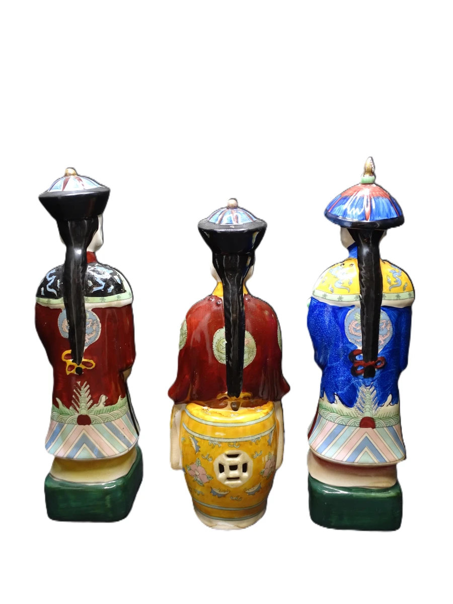 3 Chinese porseleinen keizers