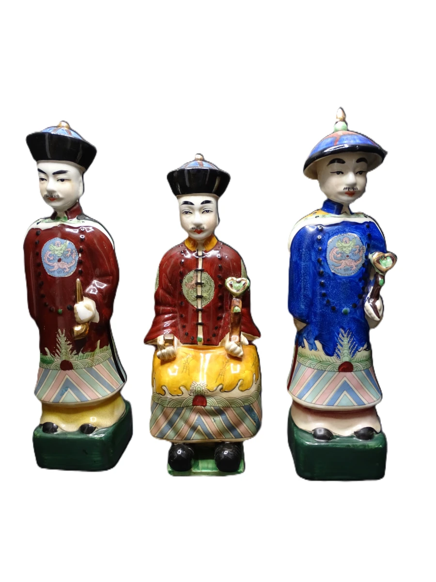 3 Chinese porseleinen keizers