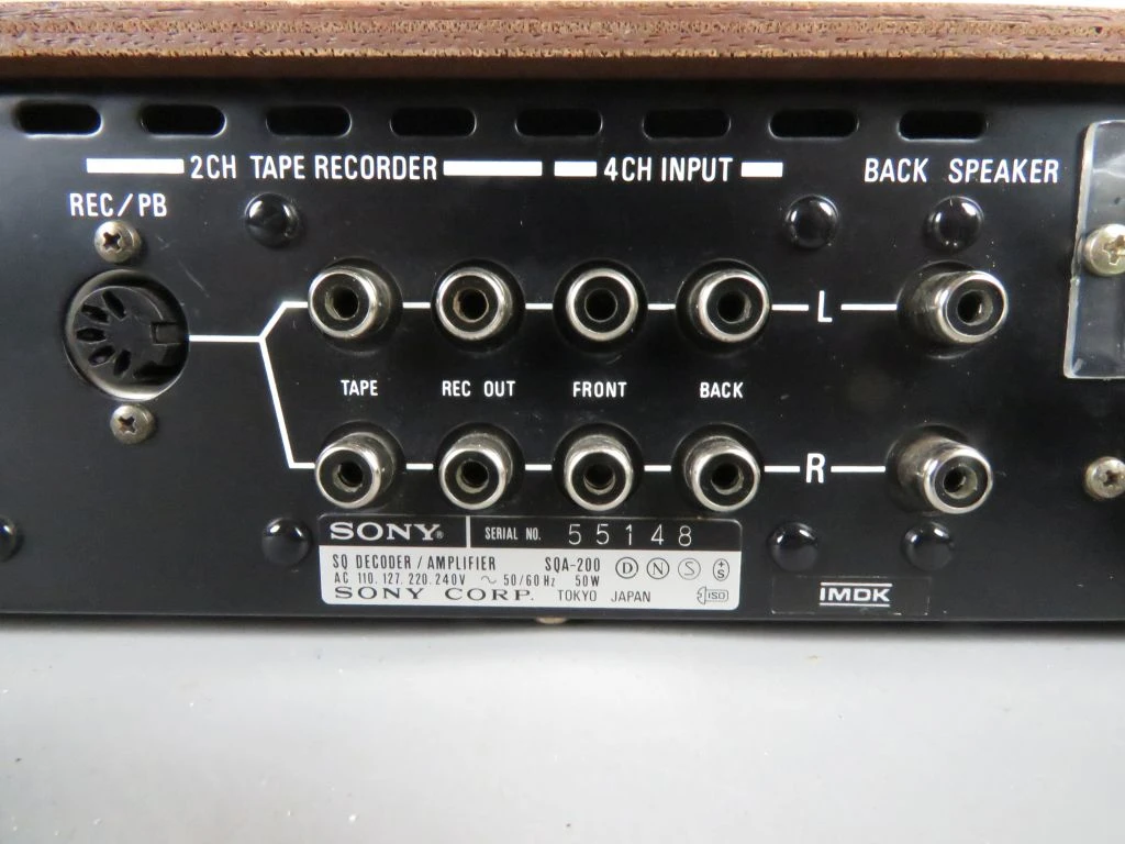 Vintage Sony SQ Decoder/Amplifier 200