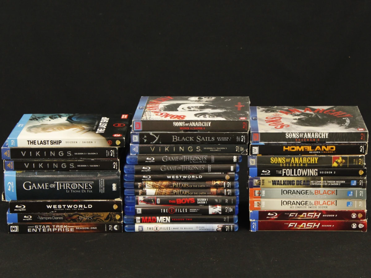 Blu-ray boxsets van diverse populaire tv-series