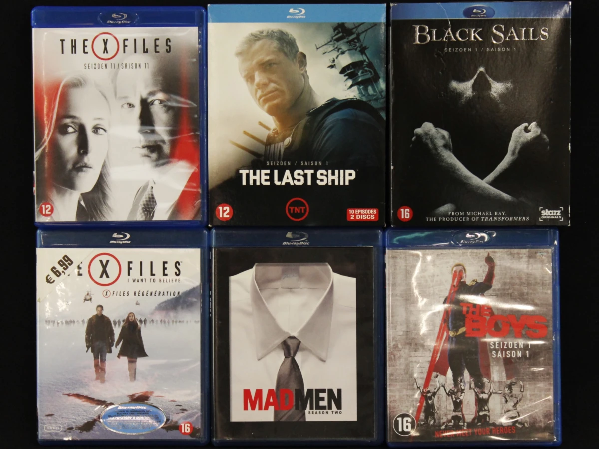 Blu-ray boxsets van diverse populaire tv-series