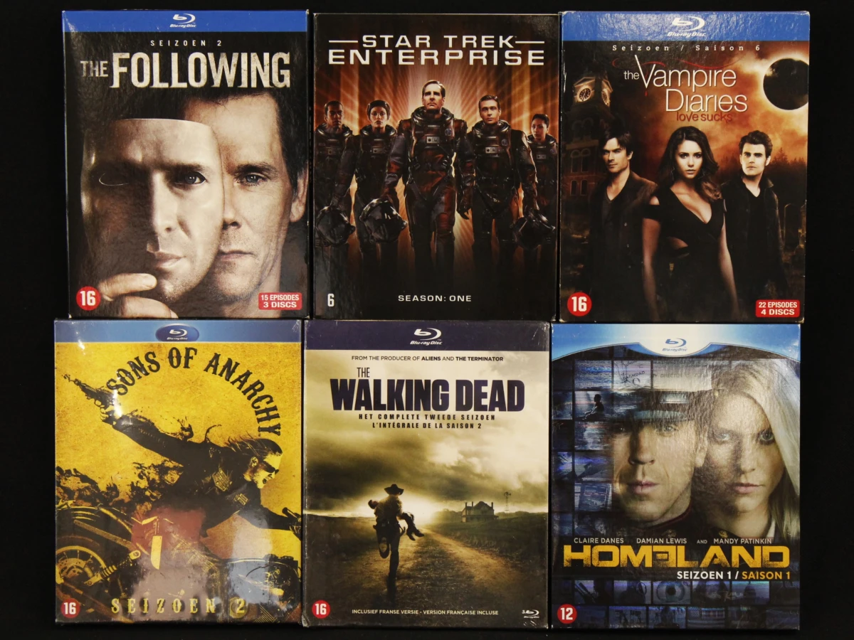 Blu-ray boxsets van diverse populaire tv-series