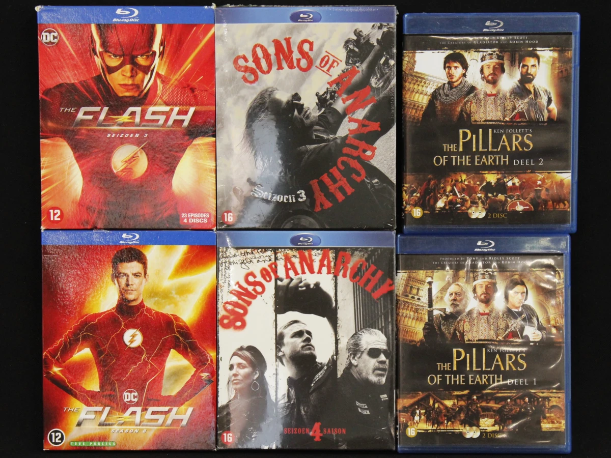 Blu-ray boxsets van diverse populaire tv-series