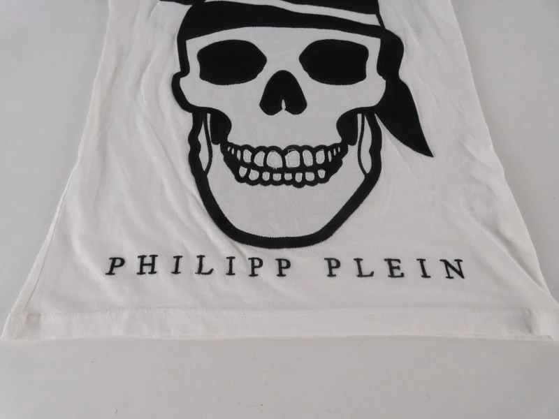 Philipp Plein T-shirt met doodskopprint – Iconische streetwear