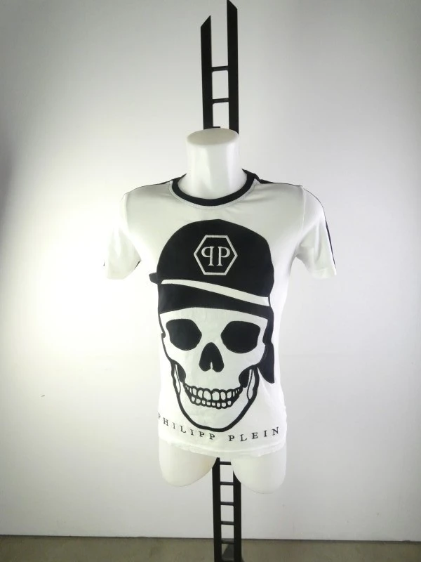 Philipp Plein T-shirt met doodskopprint – Iconische streetwear