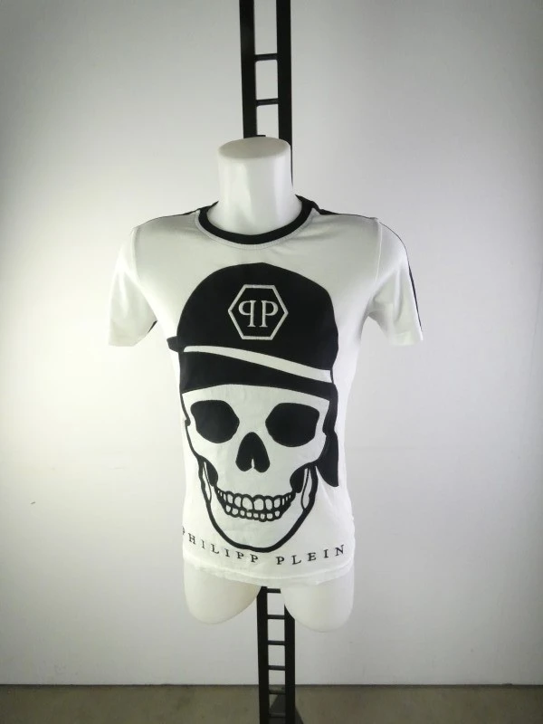 Philipp Plein T-shirt met doodskopprint – Iconische streetwear