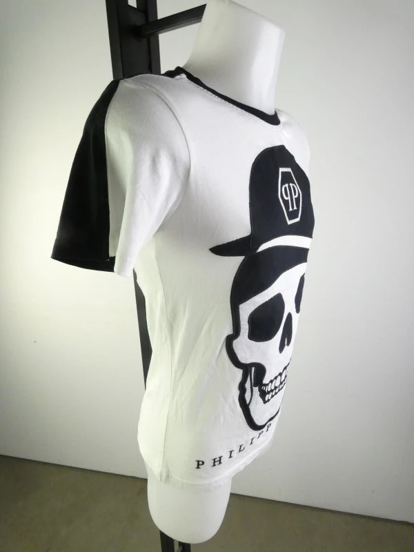 Philipp Plein T-shirt met doodskopprint – Iconische streetwear