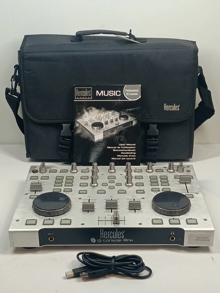 Hercules DJ Console RMX met draagtas en toebehoren