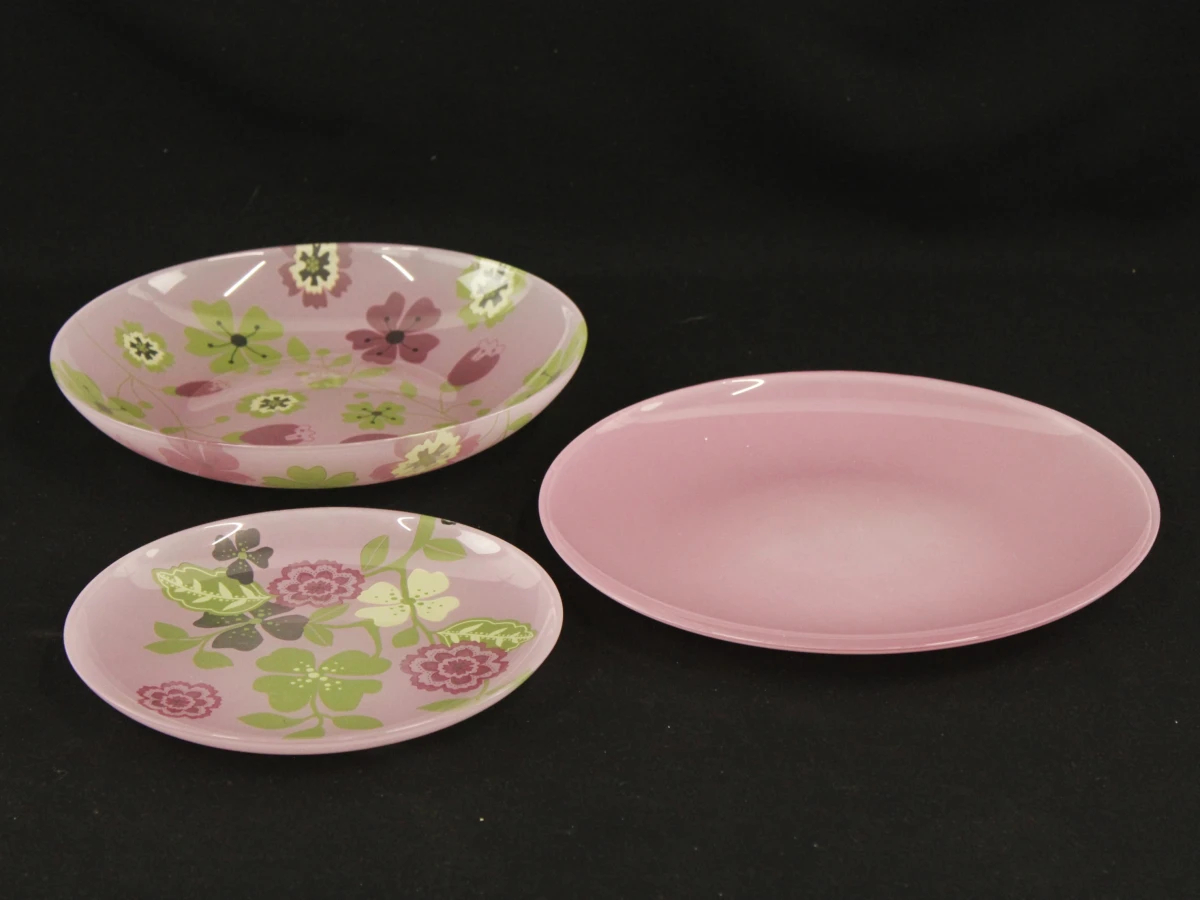 IKEA IDEELL - vintage glazen servies voor 6 personen - 18-delig