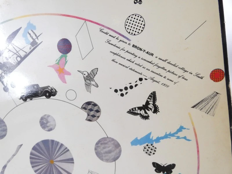 Britse rockband Led Zeppelin III LP