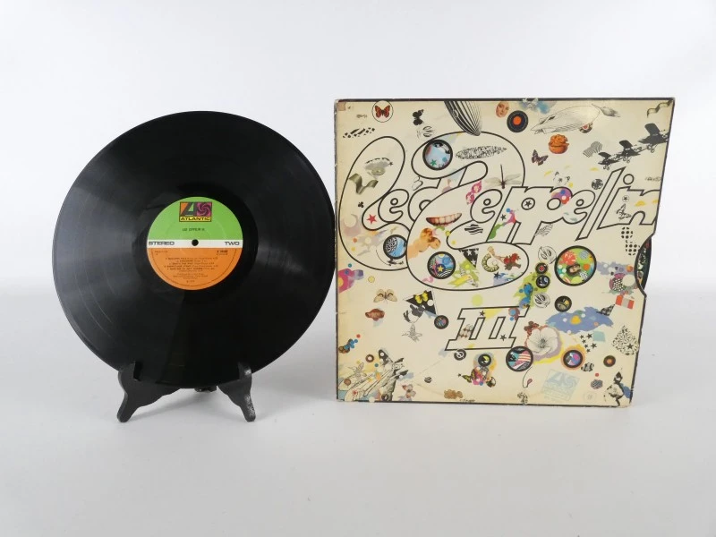 Britse rockband Led Zeppelin III LP