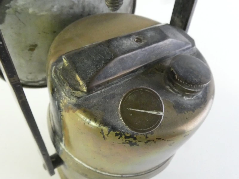 Vintage lampen: trein, fiets, mijnwerkers