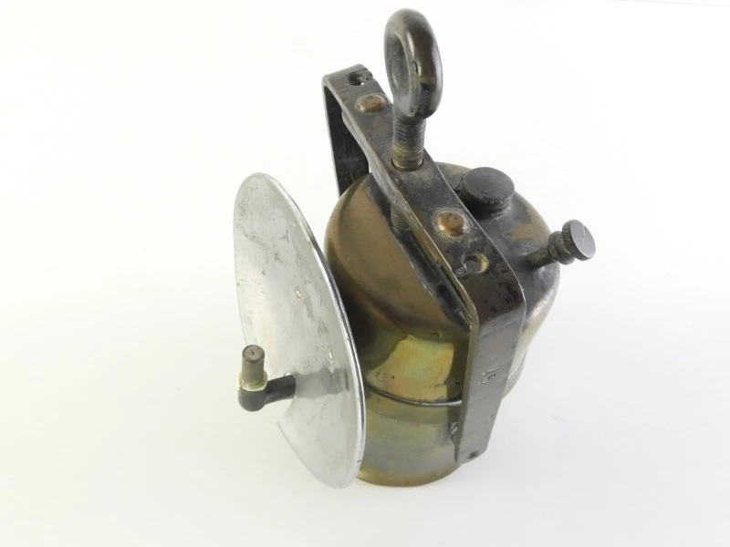 Vintage lampen: trein, fiets, mijnwerkers