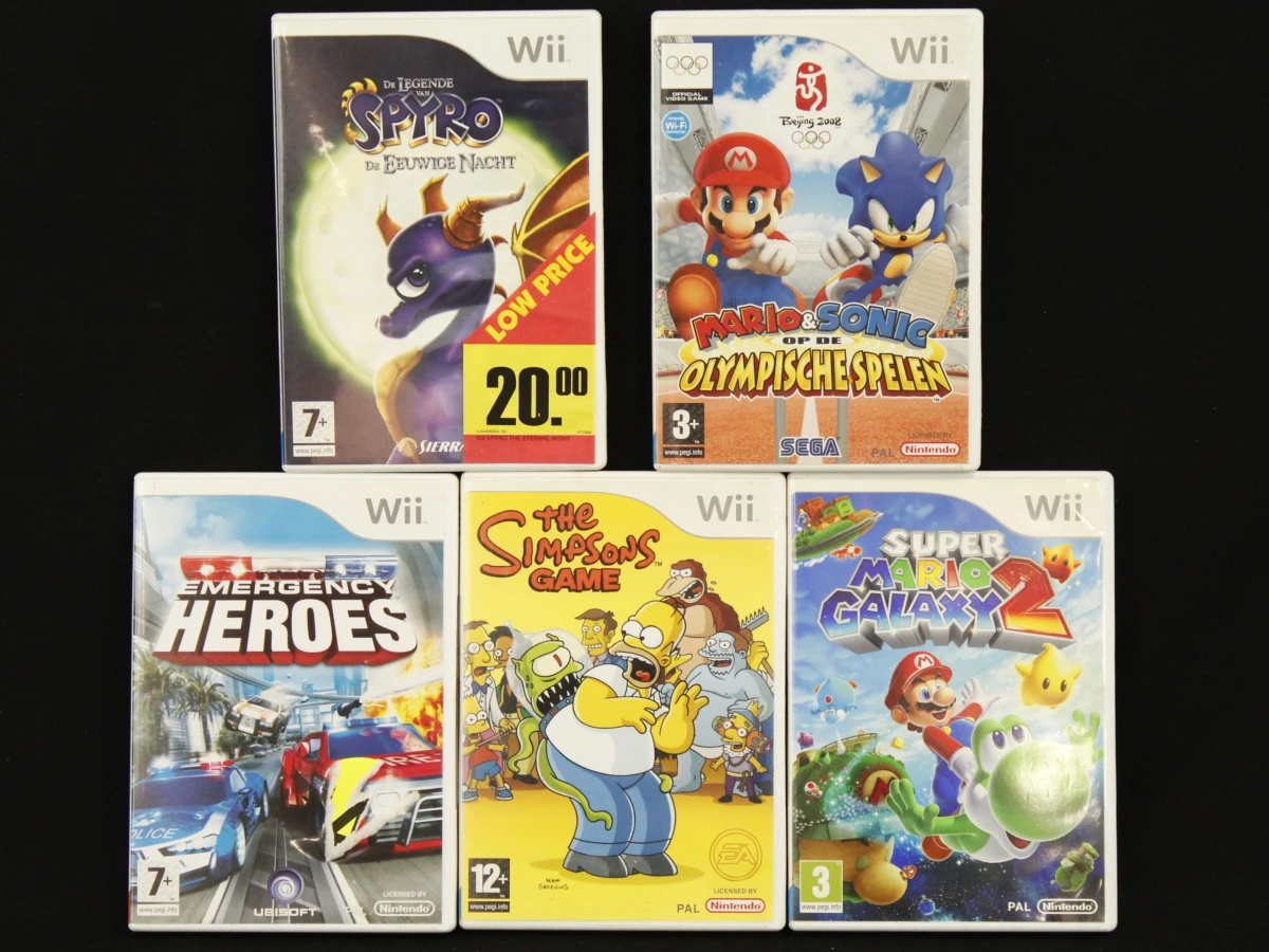 Wii spelletjes diverse titels in originele doos