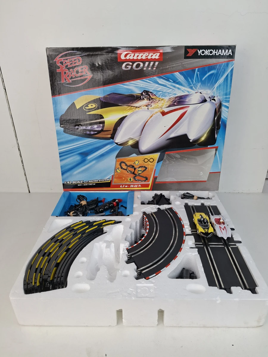 🏎️ Carrera GO!!! Speed Racer Racebaan (Schaal 1:43) –  Set (6,3 meter) 🏎️
