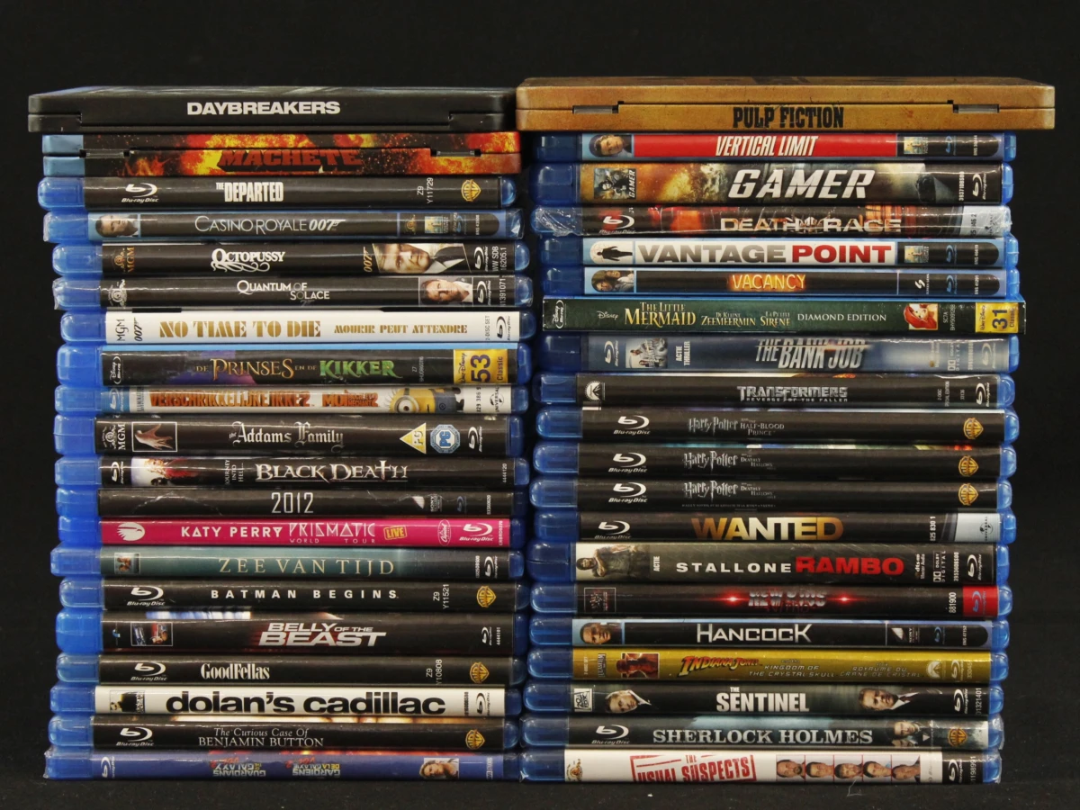 set van 40 Blu-ray films met diverse titels