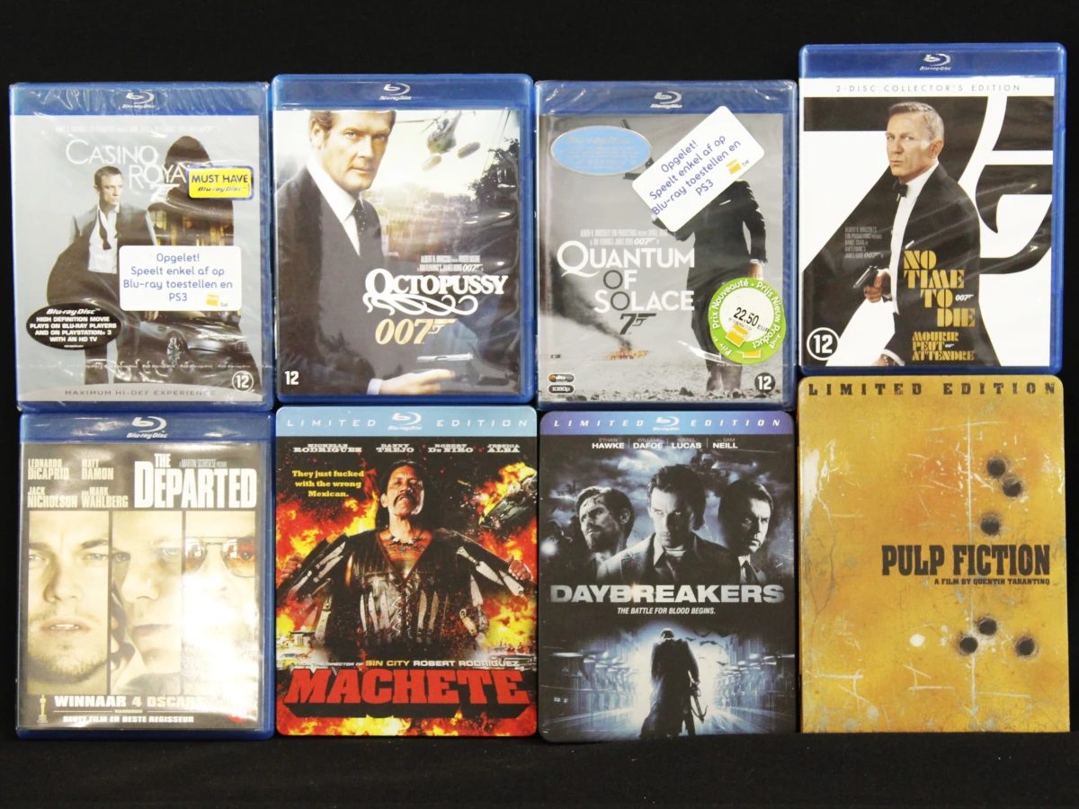 set van 40 Blu-ray films met diverse titels