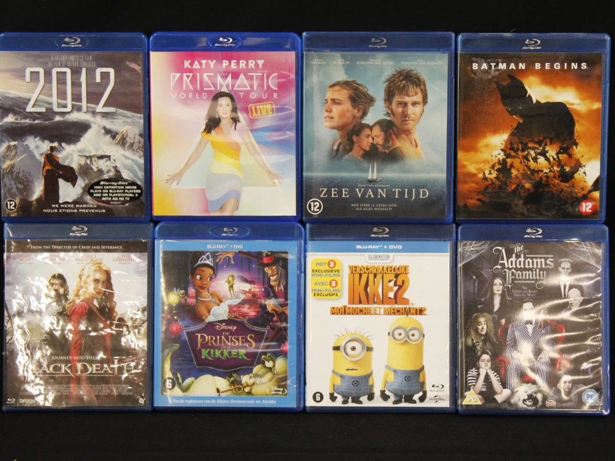 set van 40 Blu-ray films met diverse titels
