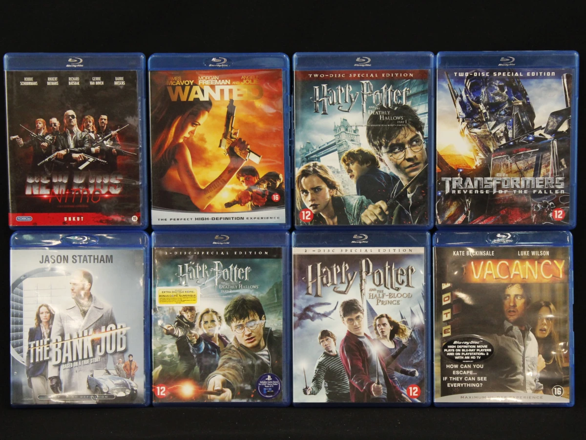 set van 40 Blu-ray films met diverse titels