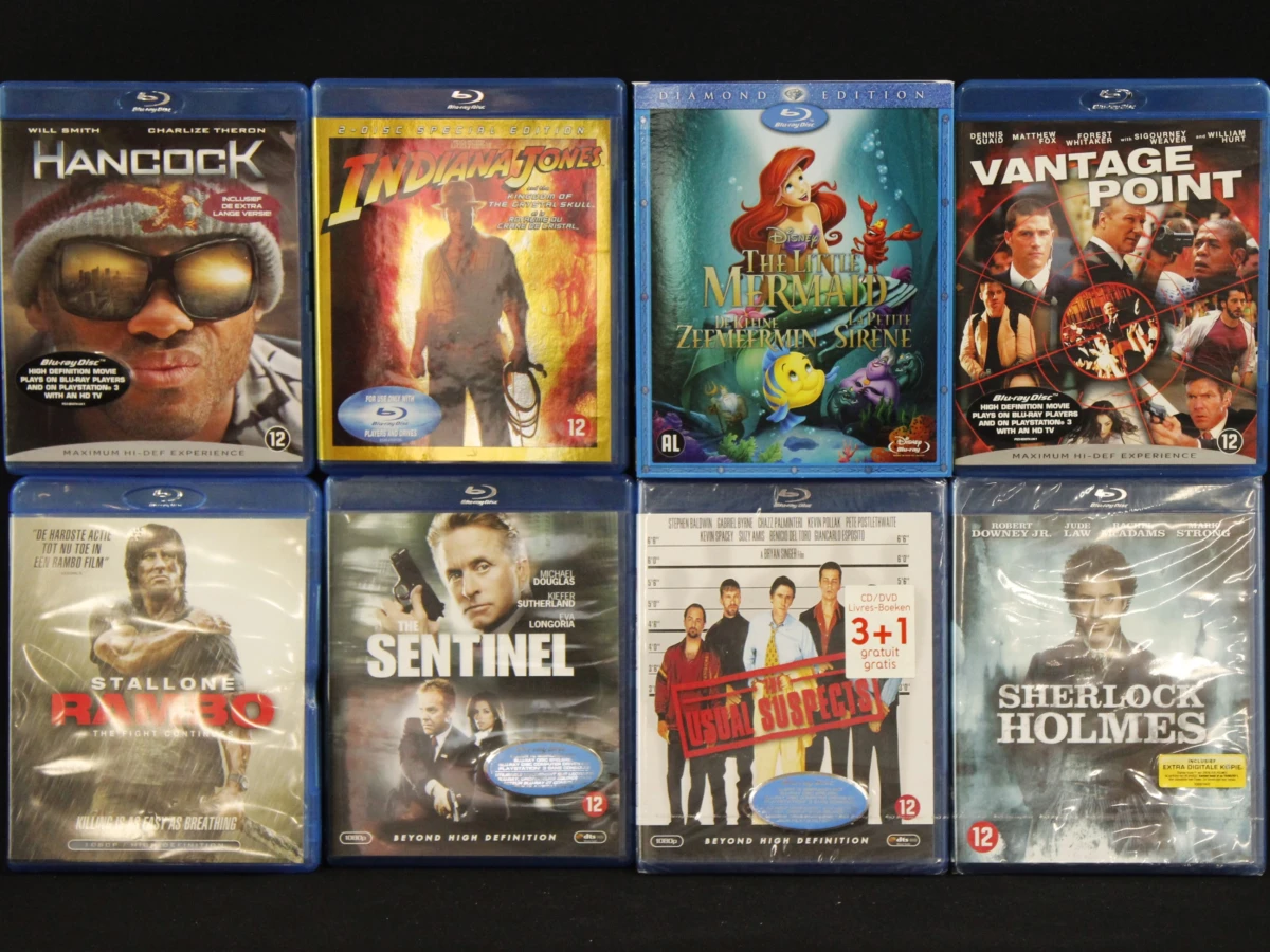 set van 40 Blu-ray films met diverse titels