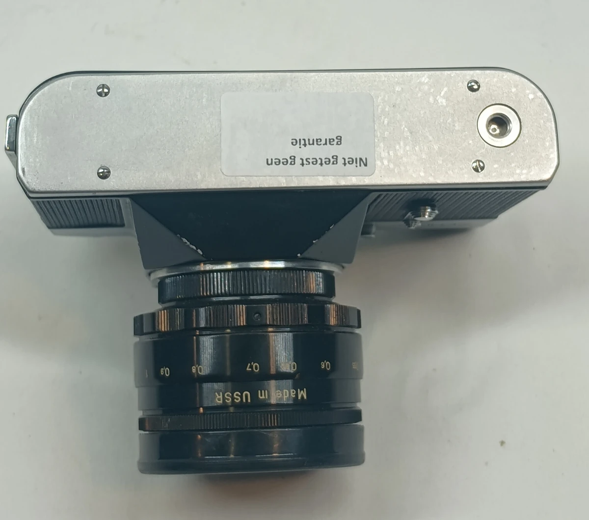 Vintage Zenit-E spiegelreflexcamera met Helios lens