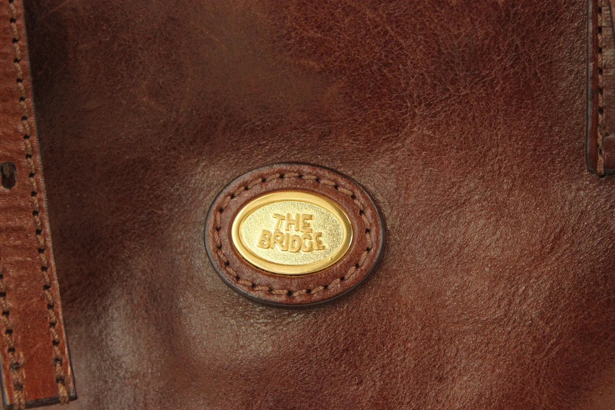 The Bridge Firenze lederen schoudertas - made in Italy