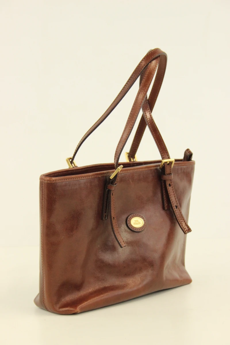 The Bridge Firenze lederen schoudertas - made in Italy