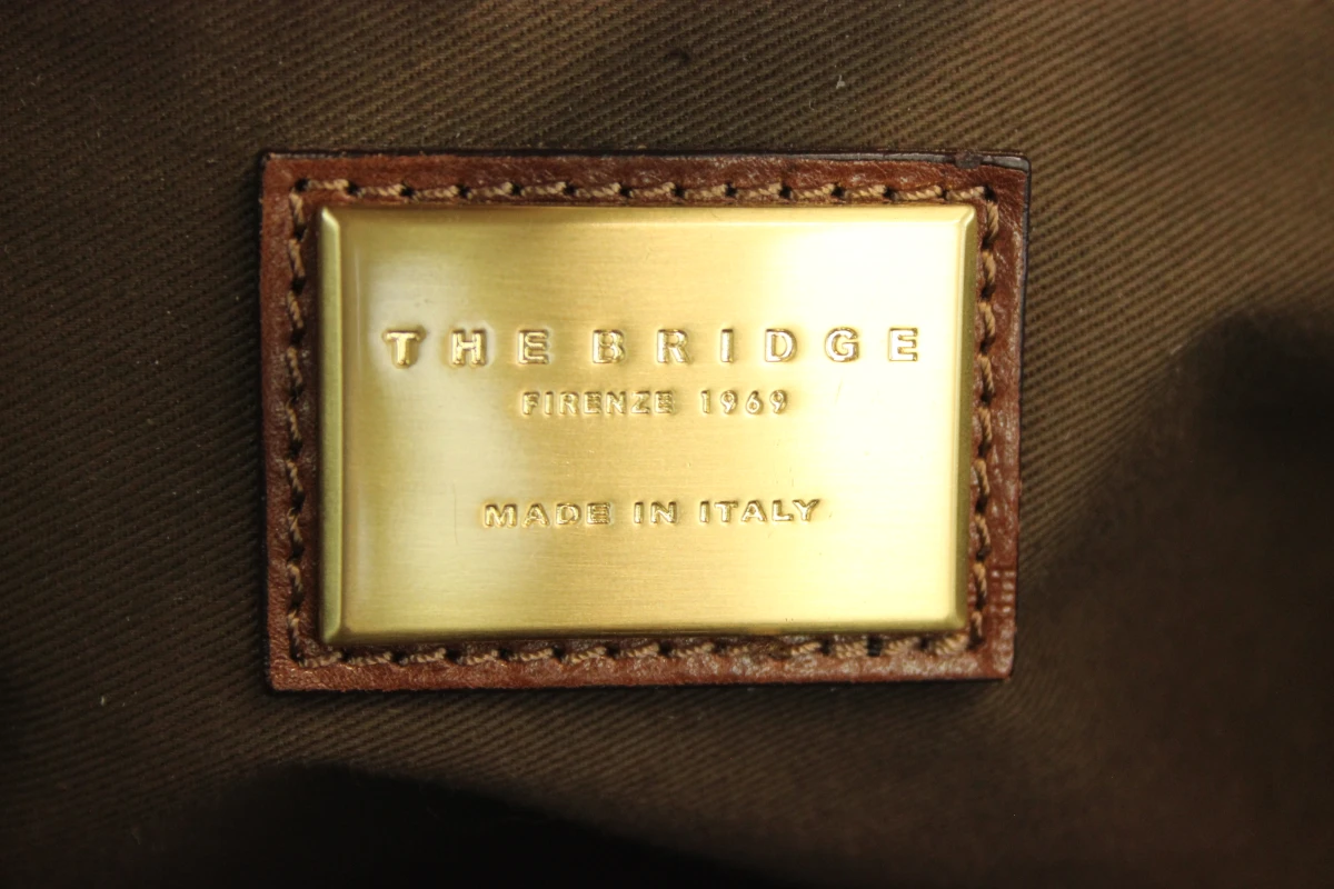 The Bridge Firenze lederen schoudertas - made in Italy