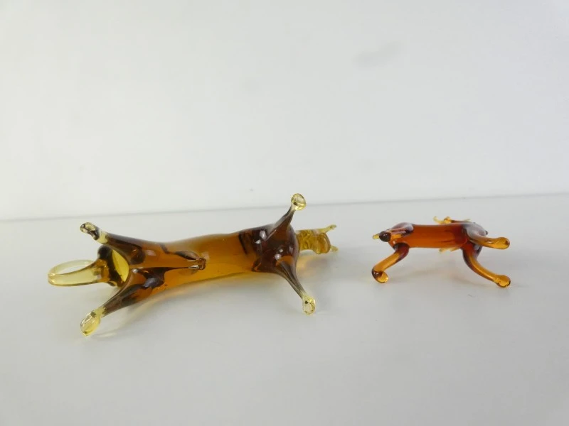 Collectie van 17 gemengde glazen beeldjes