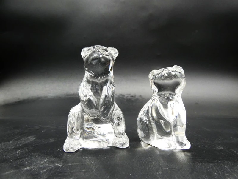 Collectie van 17 gemengde glazen beeldjes