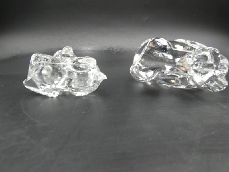 Collectie van 17 gemengde glazen beeldjes