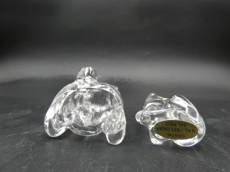 Collectie van 17 gemengde glazen beeldjes
