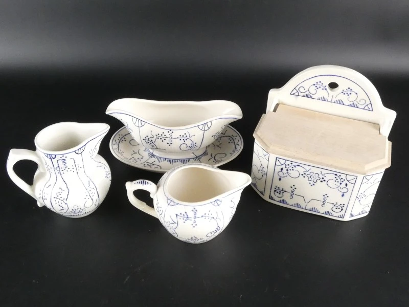 Uitgebreide set vintage Boch Copenhague servies