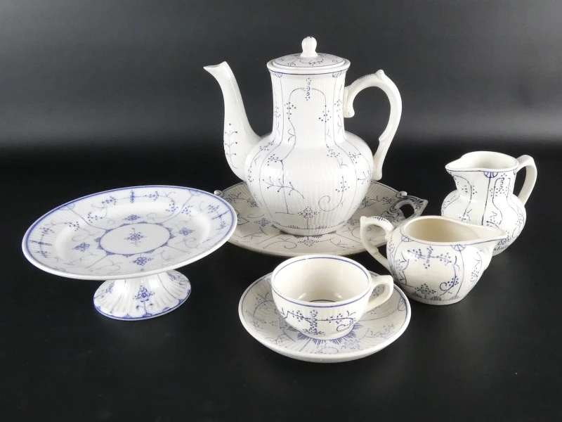 Uitgebreide set vintage Boch Copenhague servies